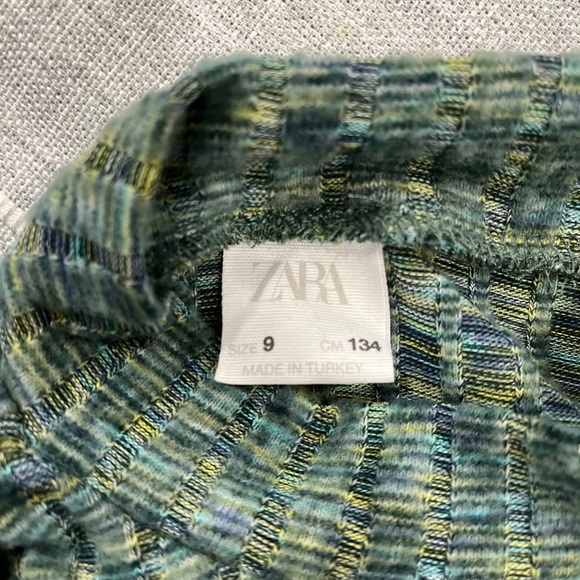 Zara green sweater size 9 - Picture 3 of 3